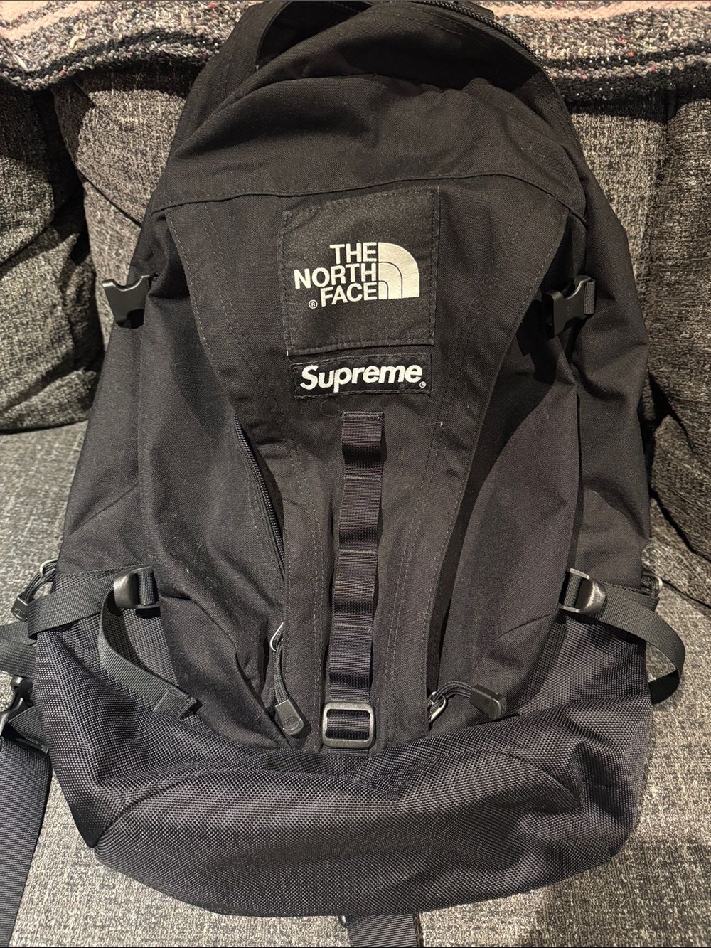 The North Face x Supreme Black Expedition Backpack